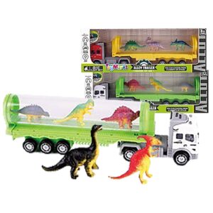 Μεταλλική Νταλίκα Friction & Δεινόσαυροι 30x11x5cm ToyMarkt 902270