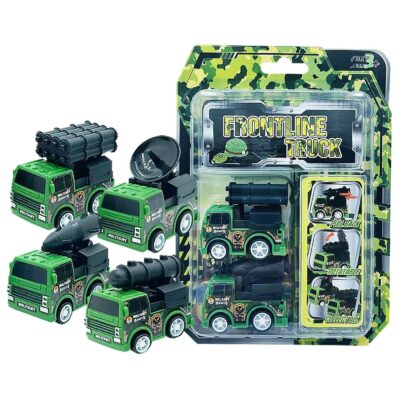 Στρατωτικά Οχήματα Pull Back σε Καρτέλα 20x14x3cm ToyMarkt 902302