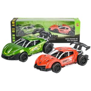Σετ 2 Sportscar Friction 27x9x7cm ToyMarkt 902306