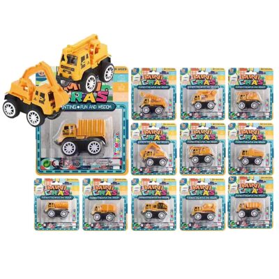 Μίνι Δομικά Pull Back σε Καρτέλα 14x12x3cm ToyMarkt 902323
