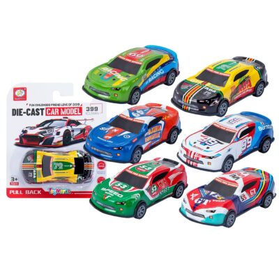 Super car Pull Back σε Καρτέλα 16x14x3cm ToyMarkt 902332