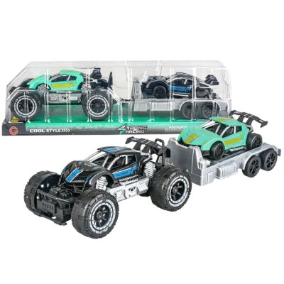 Friction Μεγάλες Ρόδες + Ρυμούλκα με Αγωνιστικό 34x10x9cm ToyMarkt 902360