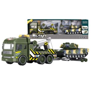 70-2359 Στρατιωτική Νταλίκα Friction + Τανκ με φως & Ήχους 58x17x12cm ToyMarkt 902379