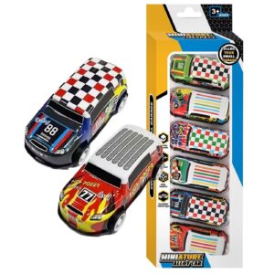 Μίνι Αυτοκινητακια Pull Back σε Εξάδα 9x26x2.5cm ToyMarkt 902388
