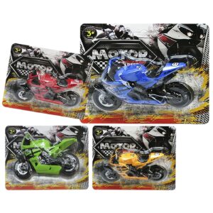 Καρτέλα 1 τεμ Μοτοσυκλέτα Free Wheels 14x12cm ToyMarkt 912770