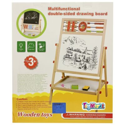 Ξύλινος Εκπαιδευτικός Πίνακας 32x29cm 45x37cm ToyMarkt 913087
