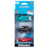 Σετ 3 τεμ Μεταλλικά Οχήματα Free Wheels 21x9cm ToyMarkt 913103