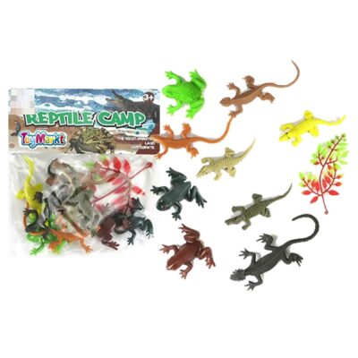 Μικρό σετ 8 Ερπετά 16x14cm ToyMarkt 913155