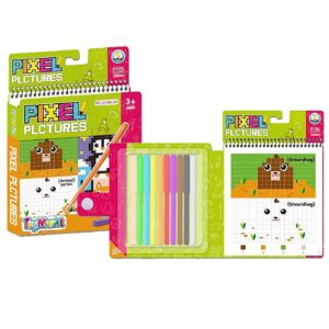 71-3188 Ζωγραφική Pixel Pictures με 15 Σχέδια & 10 Χρώματα 17x20x2cm ToyMarkt 913208