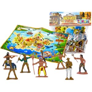 Σετ Καουμπόηδες & Ινδιάνοι σε Σακουλάκι 15x19cm ToyMarkt 913272
