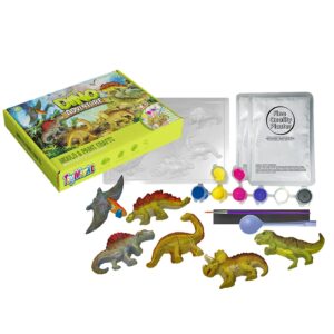 Γύψινα Καλούπια Χρωματισμού Δεινόσαυροι 27x18x5cm ToyMarkt 913295