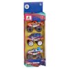 Σετ 3 Μίνι Αγροτικά Μεγάλες Ρόδες die Cast Metal Free Wheels 9x25x6cm ToyMarkt 913362