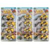 Καρτέλα 4 Δομικά Οχήματα Free Wheel 15x34x5cm ToyMarkt 913453