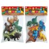 6 Δεινοσαυράκια 8-12cm σε Σακουλάκι 30x19x5cm ToyMarkt 913454
