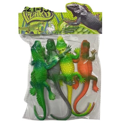 Σετ 4 Ερπετά σε Σακουλάκι 32x20x4cm ToyMarkt 913455