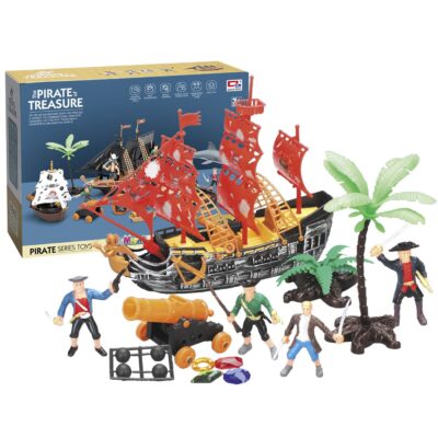 Πειρατικό Καράβι & Πειρατές 29x22x9cm ToyMarkt 913518