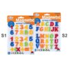 Μαγνητικά Γράμματα & Αριθμοί σε Καρτέλα 15x21cm ToyMarkt 913533