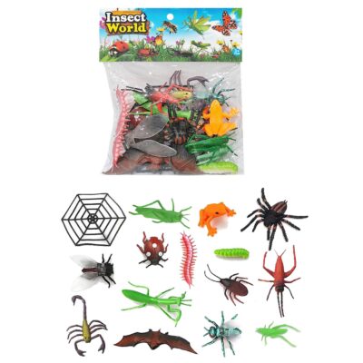 Σετ 15 Έντομα 20x17cm ToyMarkt 913541