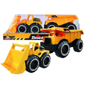 Ανατρεπόμενο + Εκσκαφέας Free Wheels 41x13x12cm ToyMarkt 913555