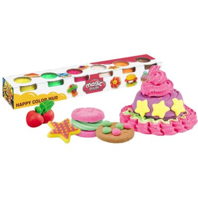 Μαγική Ζύμη σετ 6 Χρωμάτων 31x4x5cm ToyMarkt 913560