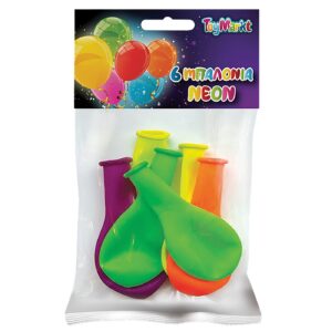 71-3547 Σετ 6 Μπαλόνια Νέον 26cm ToyMarkt 913567