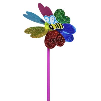 Ανεμόμυλος Πολύχρωμος με Μέλισσα ø21x40cm ToyMarkt 913568