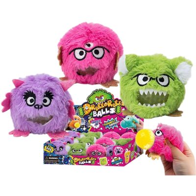 Stress Ball Τερατάκι 10x8x8cm Ανοιχτό Κουτί 12 Τεμ, 29x23x21cm ToyMarkt 913574