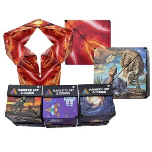 Μαγικός Κύβος Μαγνητικός Πυραμίδα με Παραστάσεις 6x6x6cm ToyMarkt 913576