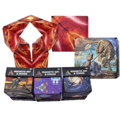 Μαγικός Κύβος Μαγνητικός Πυραμίδα με Παραστάσεις 6x6x6cm ToyMarkt 913576