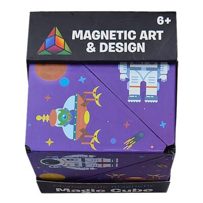 Μαγικός Κύβος Μαγνητικός Πυραμίδα με Παραστάσεις 6x6x6cm ToyMarkt 913576