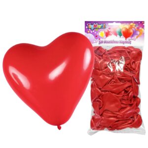 71-3570 Σετ 50 Μπαλόνια Καρδιά Κόκκινη 23cm ToyMarkt 913590