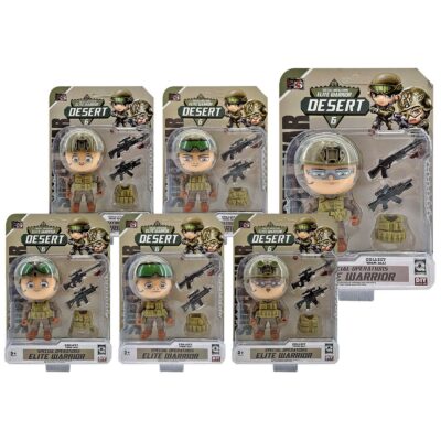 Στρατιωτάκι Desert σε Καρτέλα 22x16x5cm ToyMarkt 913603