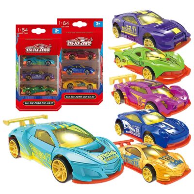 Σετ 3 Οχήματα die Cast Metal Free Wheels 19x10x3,5cm ToyMarkt 913628