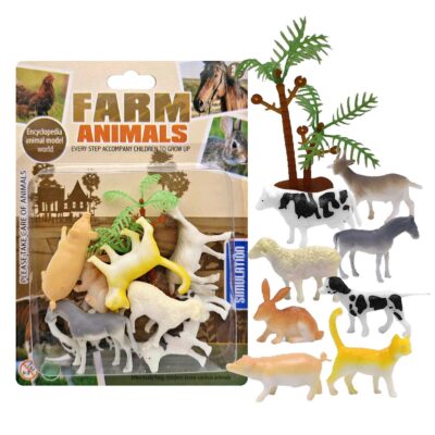 Ζωάκια Φάρμας 8 τεμ  σε Καρτέλα 14x19x3cm ToyMarkt 913629
