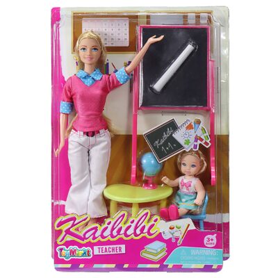 Κούκλα Δασκάλα με Μαθήτρια & Τάξη 23x34x6cm ToyMarkt 922055