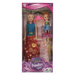 Κούκλα Popular Girl & Κουκλάκι & Φορέματα 14x32x5cm ToyMarkt 922071