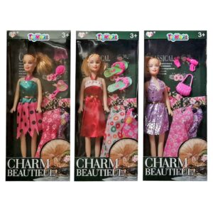 Κούκλα Charm Beautiful με Αξεσουάρ & 2 Φορέματα 14x32x5cm ToyMarkt 922073