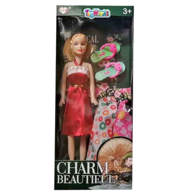 Κούκλα Charm Beautiful με Αξεσουάρ & 2 Φορέματα 14x32x5cm ToyMarkt 922073