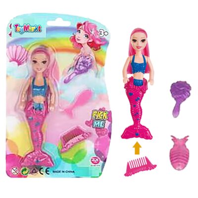 Γοργόνα 17cm σε Καρτέλα 23x15x3cm ToyMarkt 922087