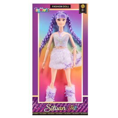 Κούκλα 29cm Κοτσίδες & Γούνινες Μπότες 16x33x5cm ToyMarkt 922103