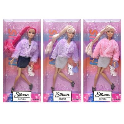 Κούκλα 29cm & Ζωάκι pet 32x14x5cm ToyMarkt 922104