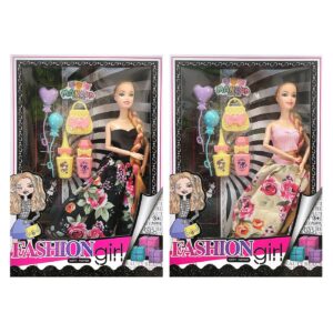 Κούκλα 29cm Fashion Μακρυά Κοτσίδα, Αξεσουάρ 22x32x5cm ToyMarkt 922111
