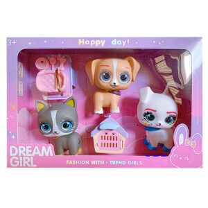 Σκυλάκια με Αξεσουάρ 30x20x7,5cm ToyMarkt 922131