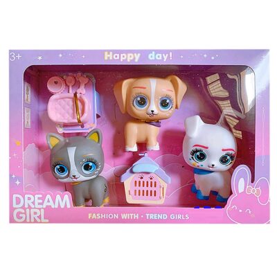 Σκυλάκια με Αξεσουάρ 30x20x7,5cm ToyMarkt 922131