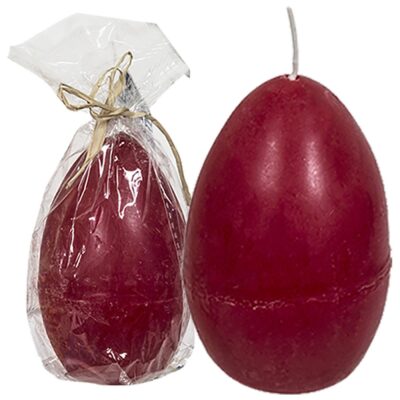 Κερί Αυγό Μεγάλο 10cm ~168gr Bunny's 931106