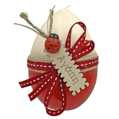 Κερί Αυγό Πασχαλίτσα-Αγάπη 9cm Bunny's 931430