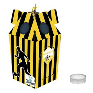 73-1425 Φαναράκι με Ρεσώ-Κίτρινο 21x9,5cm Bunny's 931445