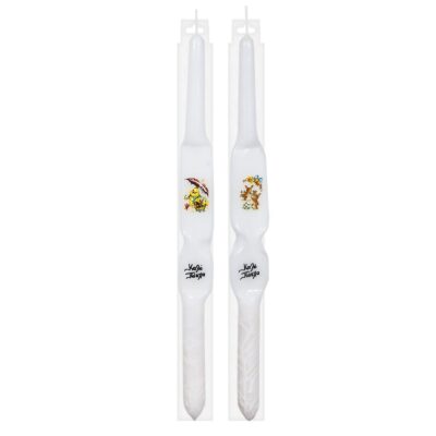 Λαμπάδα Πλακέ * Καλό Πάσχα * 40cm Bunny's 931499