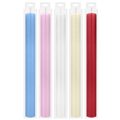 Λαμπάδα Στρογγυλή Χρωματιστή ματ 30cm x ø2,8cm Bunny's 931501