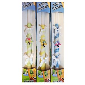 Λαμπάδα Αεροπλανάκι σε Χρωματιστό Κουτί 36cm x ø17mm Bunny's 931508